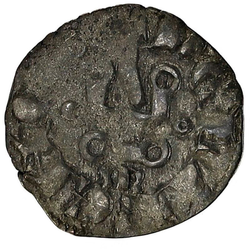 Achaia Johannes Denier 1322-1333 Korsfarer
