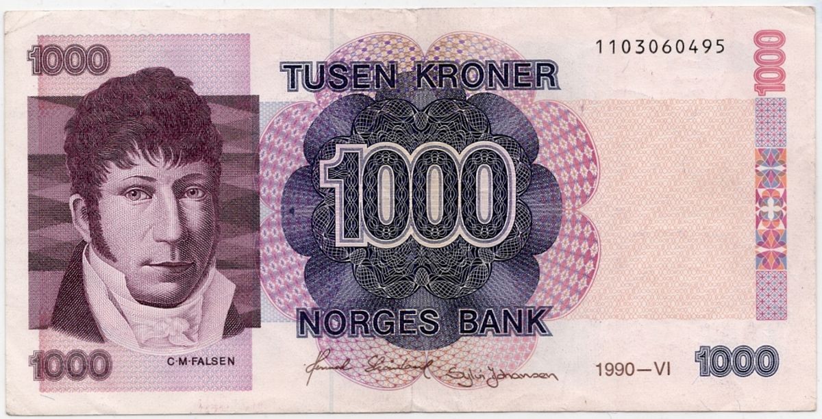 1000 kroner 1990, kv.1