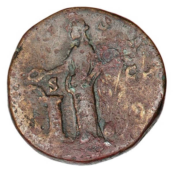 Hovedbilde Antoninus Pius, sesterts, 138-161