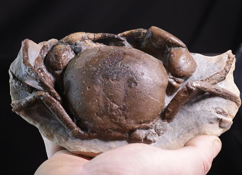 Fossil krabbe (Tumidocarcinus giganteus)