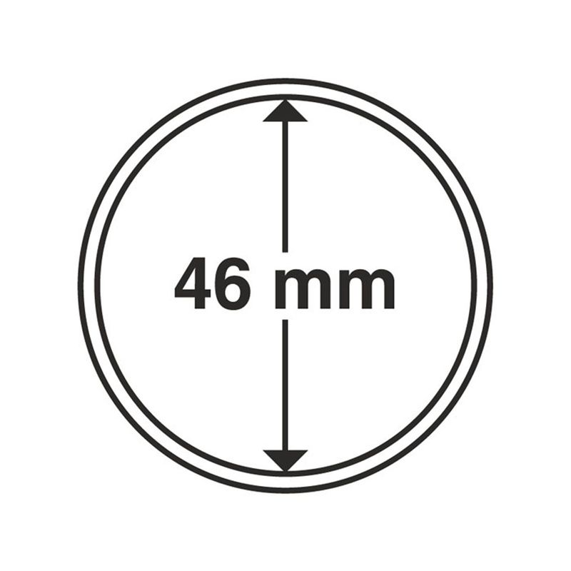 46 mm, myntkapsler, 10 stk