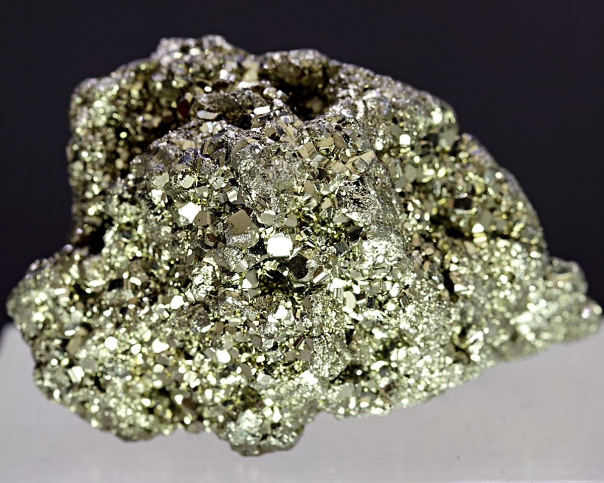 Pyrittkrystallgruppe, Peru (6-8 cm)