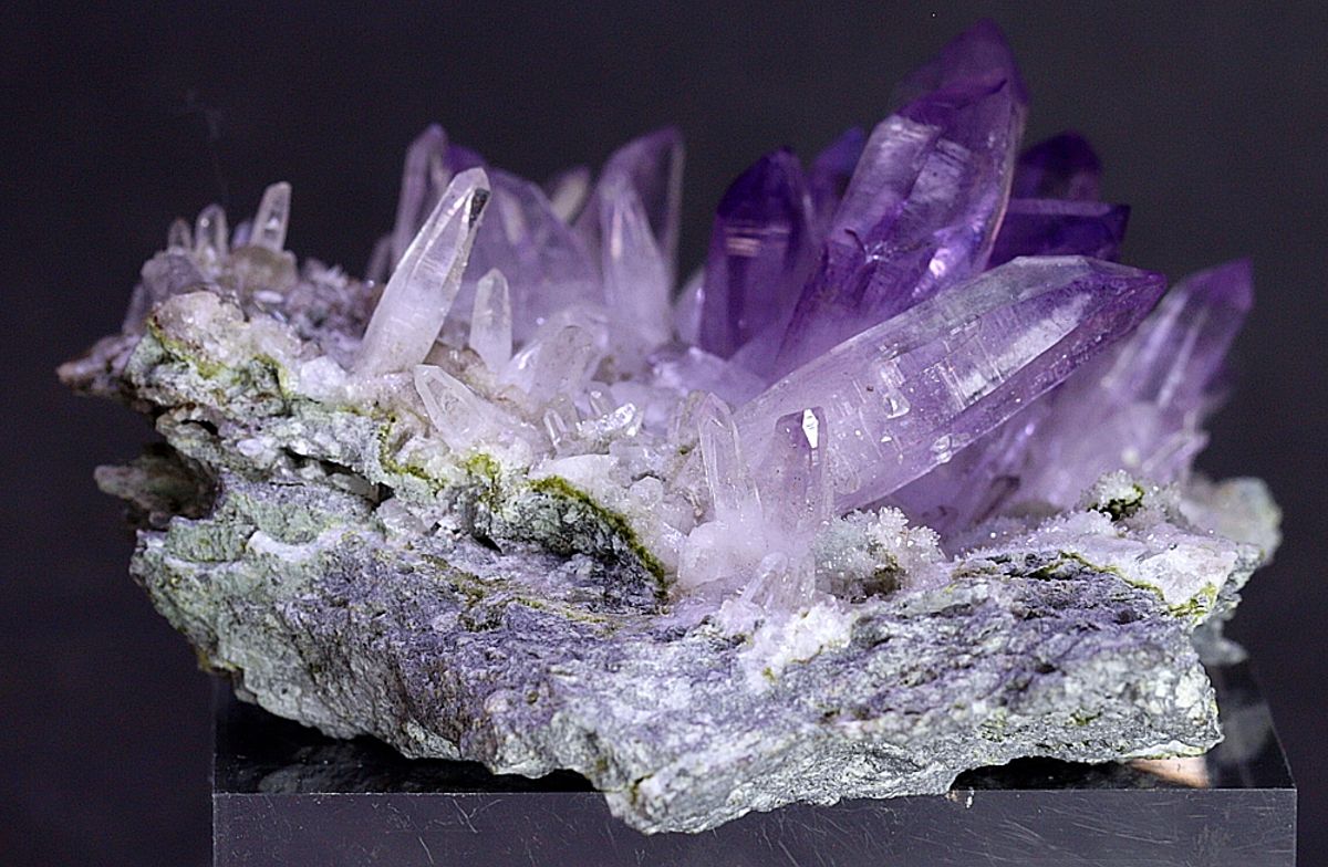 Dekorativ ametystkrystallgruppe, Veracruz, Mexico