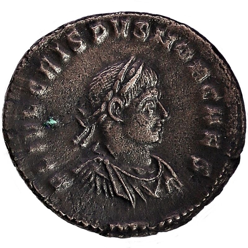 Crispus, follis, år 316-326
