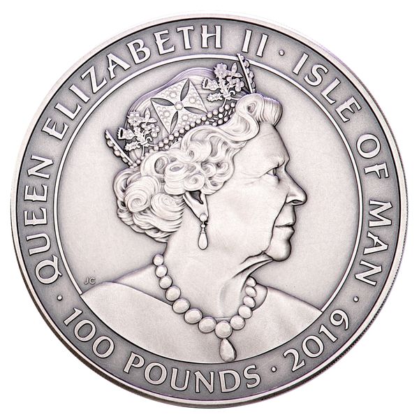 Hovedbilde Isle of Man, Vikings, 1 kg sølv