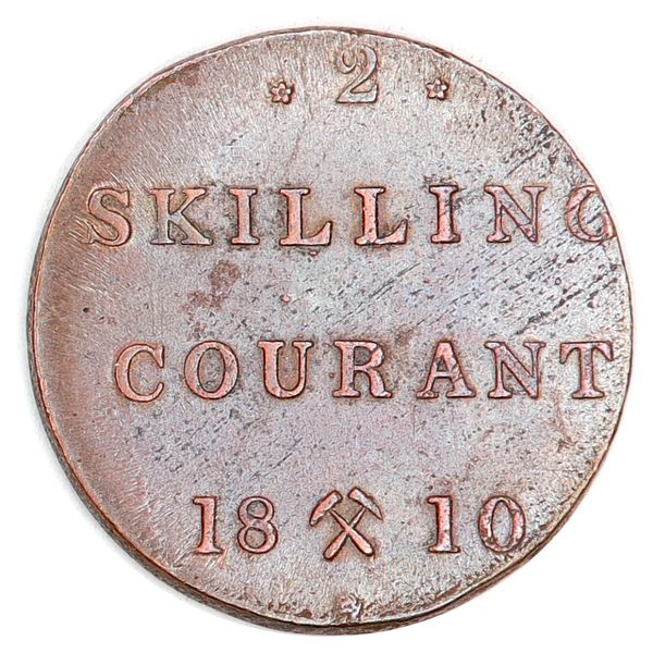 Hovedbilde Frederik VI, 2 skilling 1810, kv. Unc!