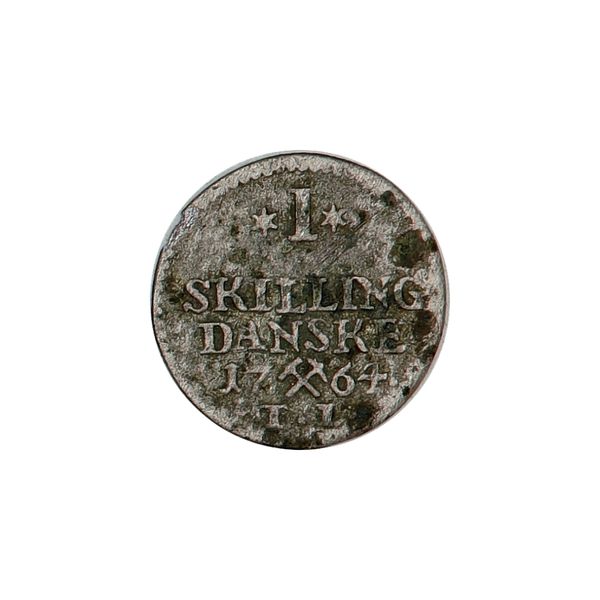 Hovedbilde Frederik V, 1 skilling 1764
