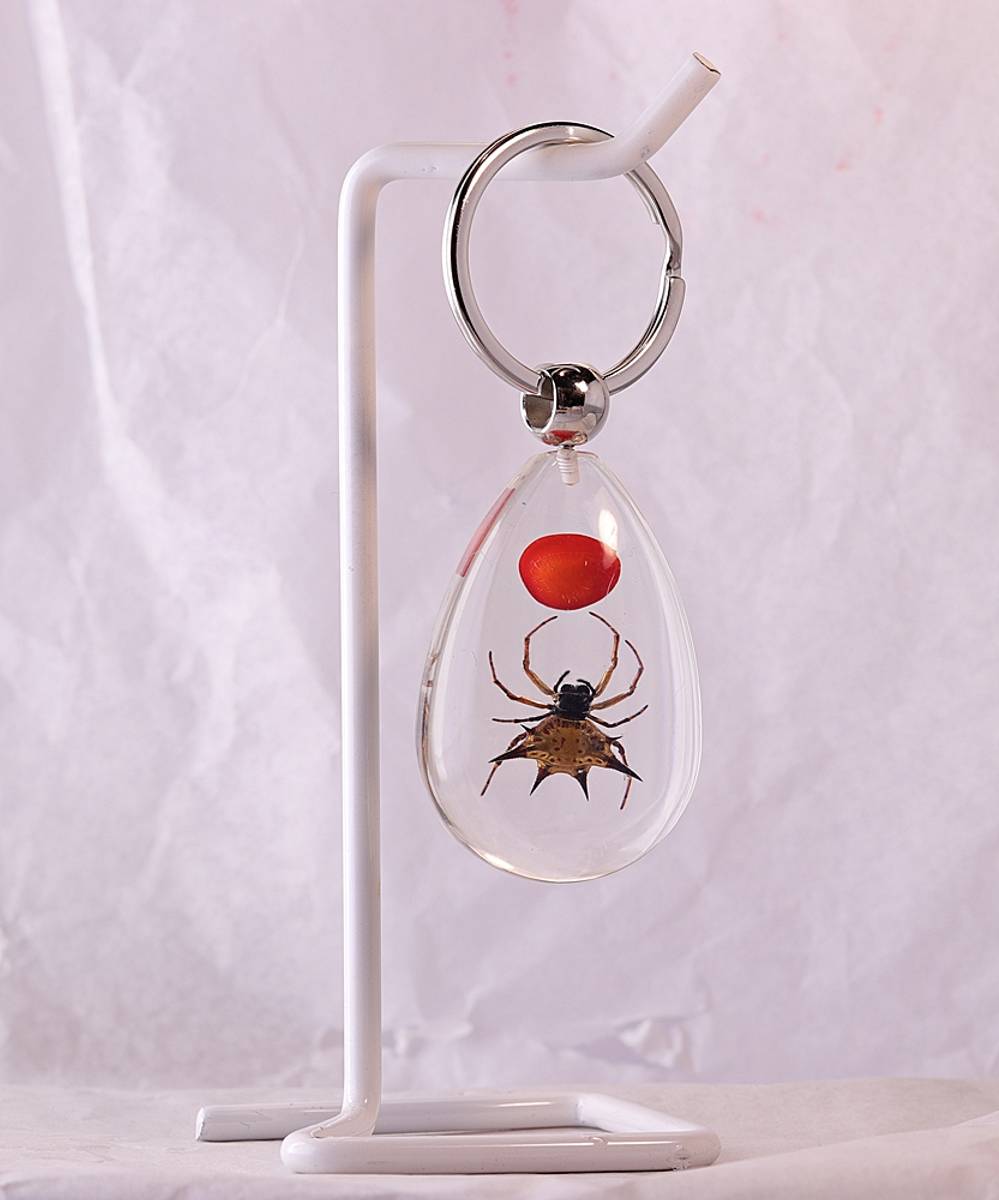 Nøkkelknippe med ekte 