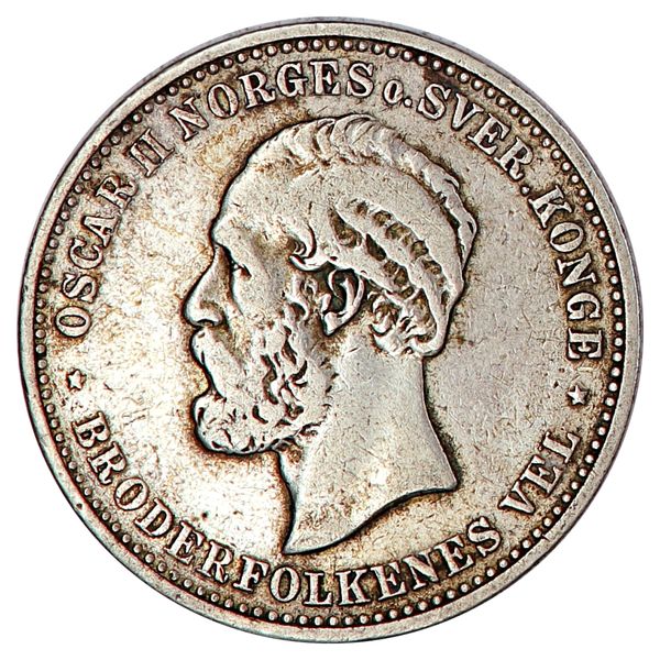 Hovedbilde 2 kroner 1900, kv. 1/1+