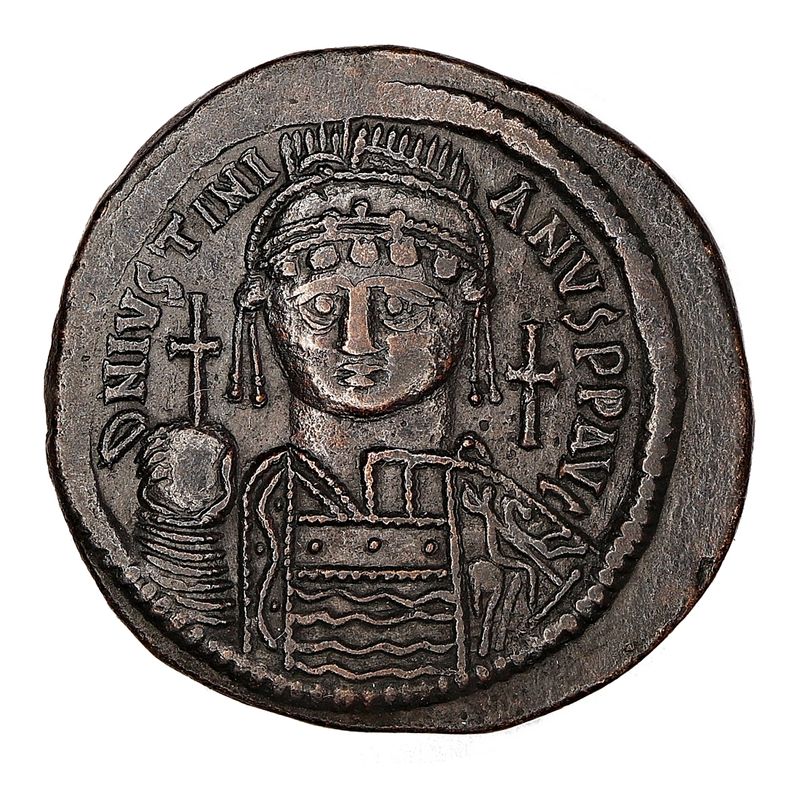 Justinian I Follis 527-565 Flott!