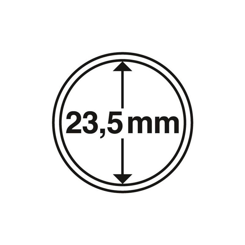 23,5 mm, myntkapsler, 10 stk