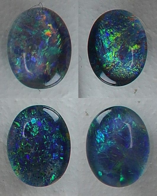 Hovedbilde Edelopal, Australia, triplett, 7 x 9 mm