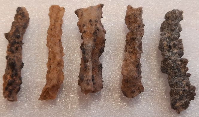 Hovedbilde Fulguritt (stein laget av lynnedslag i sand), Egypt (3,5-4 cm)