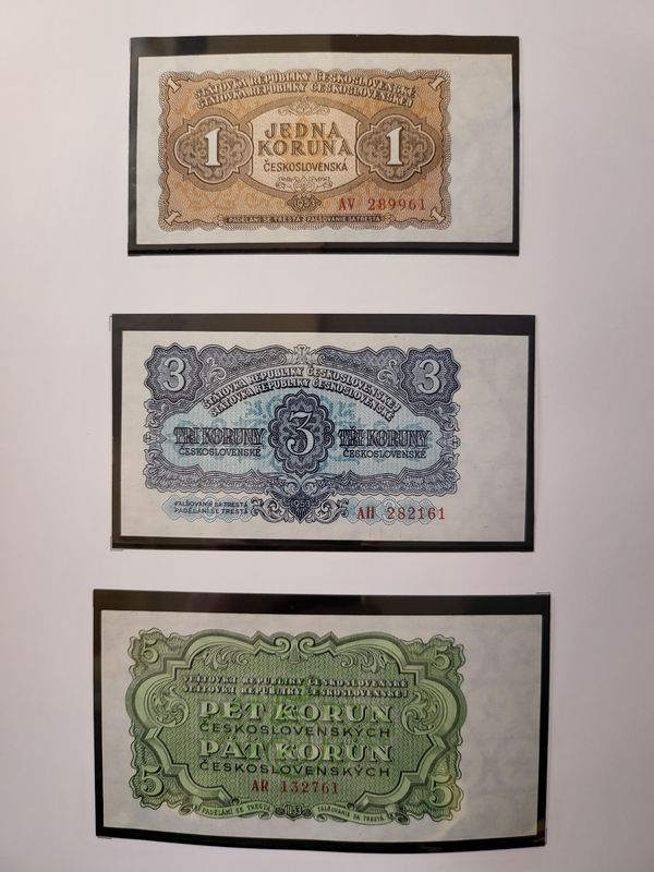 Tsjekkoslovakia, seddelserie 1953