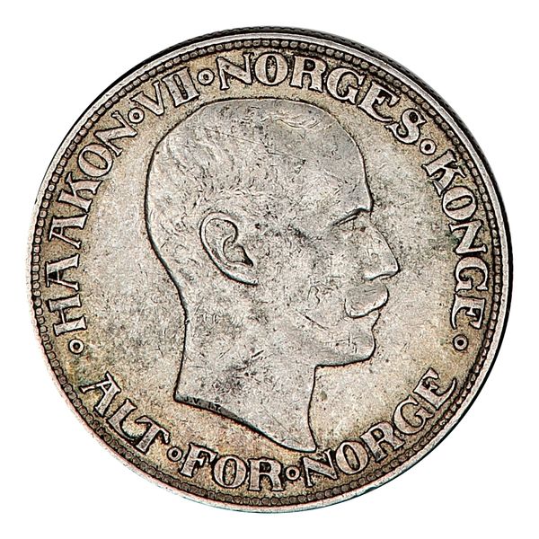 Hovedbilde 2 kroner 1913, kv. 1+