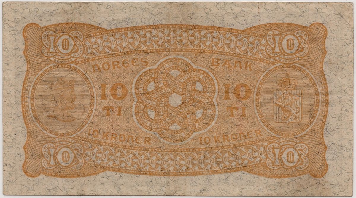Norge, 10 kroner 1925, S-seddel