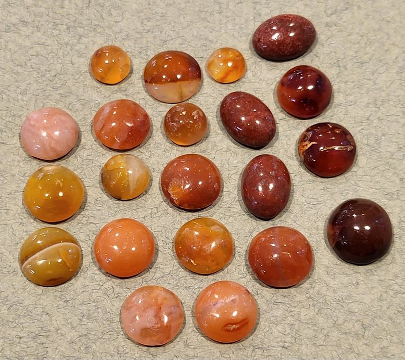 Cabochon, liten (ca. 6-12 mm)