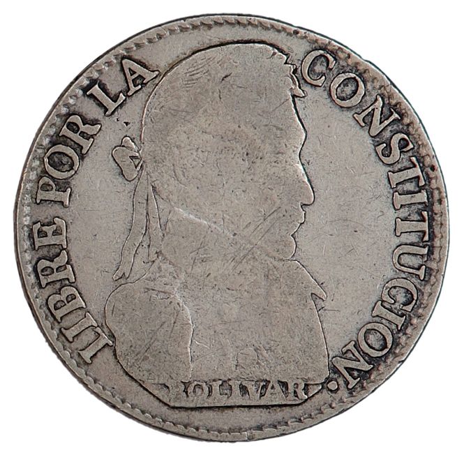 Hovedbilde Bolivia, 4 soles 1830