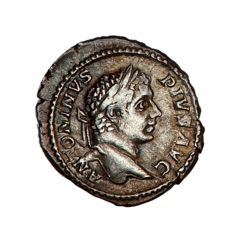 Gladiator-filmen, Caracalla, denar, 198-217