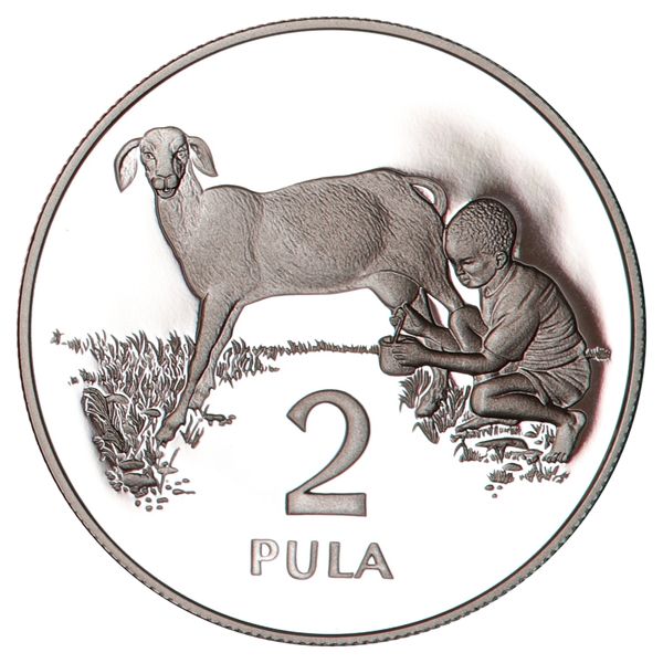 Hovedbilde Botswana, 2 pula 1989