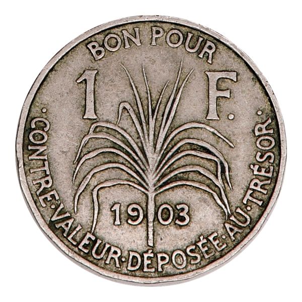 Hovedbilde Guadeloupe, 1 franc 1903