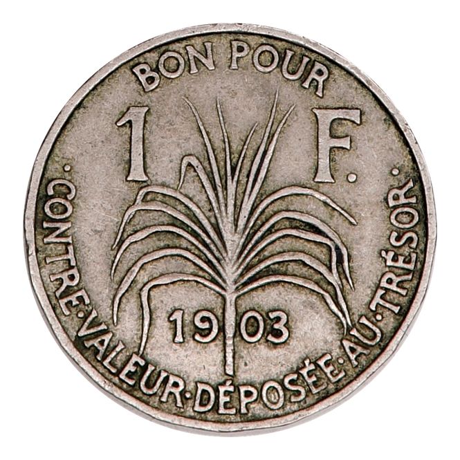 Hovedbilde Guadeloupe, 1 franc 1903