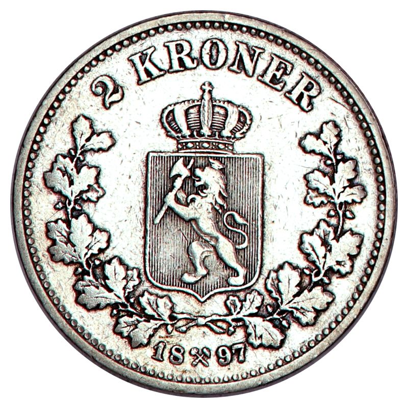 2 kroner 1897, kv. 1/1-