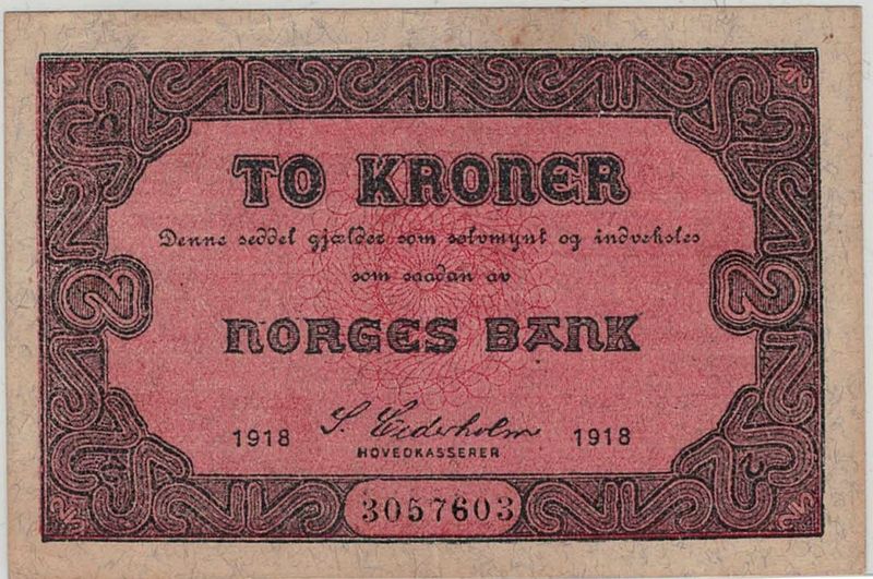 2 kroner 1918, rødegardist, kv. 1+