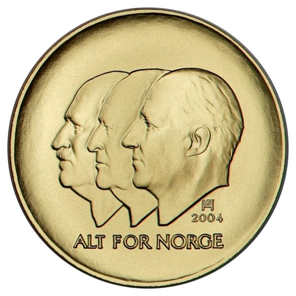 Hovedbilde SPOT +5%, 1500 kr 2005, 15,55 g rent gull, proof