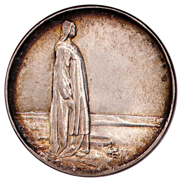 Hovedbilde 2 kroner 1914, Mor Norge, kv. 1+/01