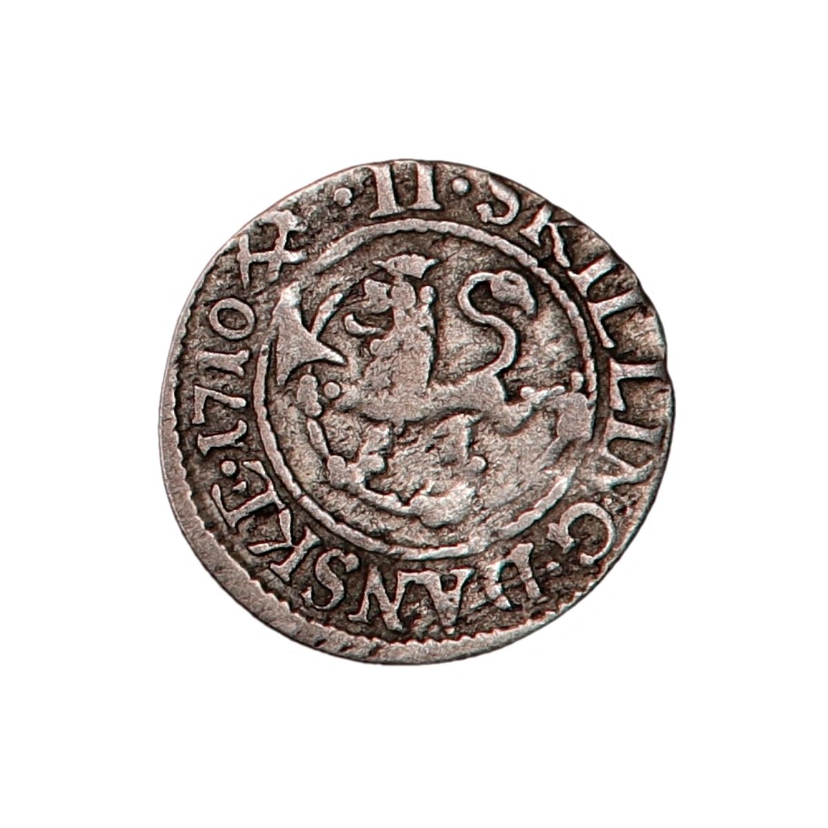 Frederik IV, 2 skilling 1710