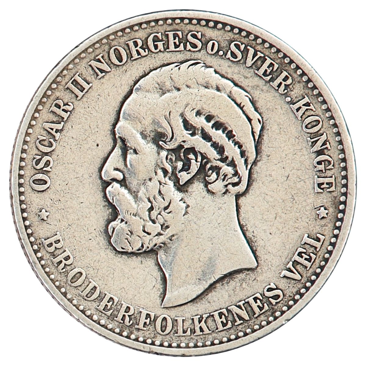 2 kroner 1890, kv. 1