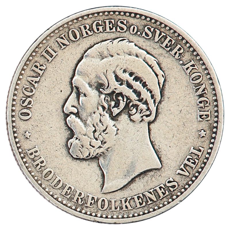 2 kroner 1890, kv. 1