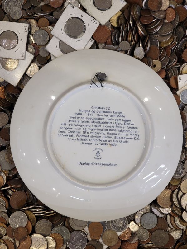 Myntplatter, svært dekorative