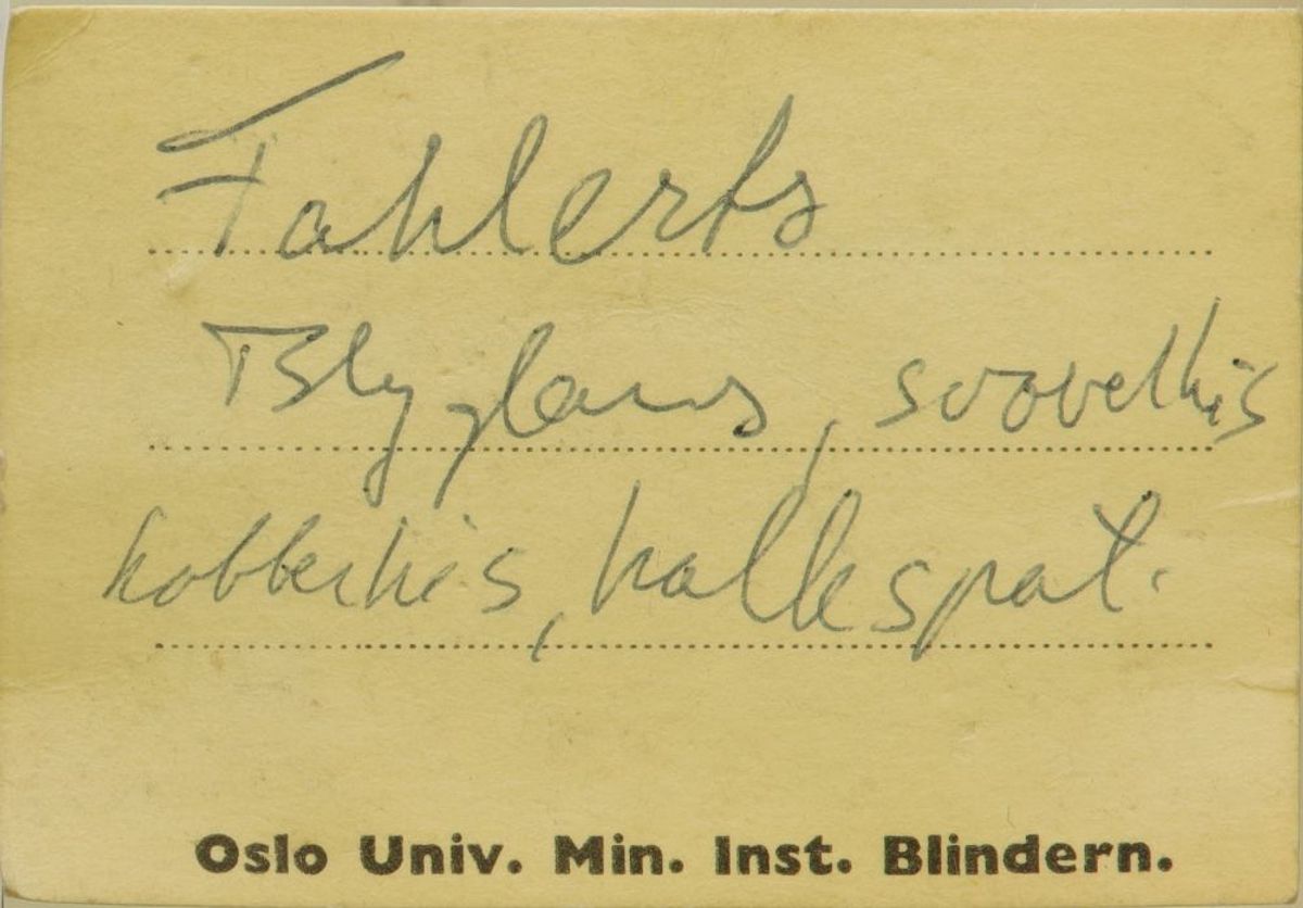 Blyglans, Norge?