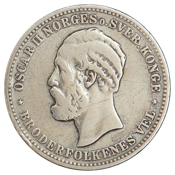 Hovedbilde 2 kroner 1878 Kv. 1-