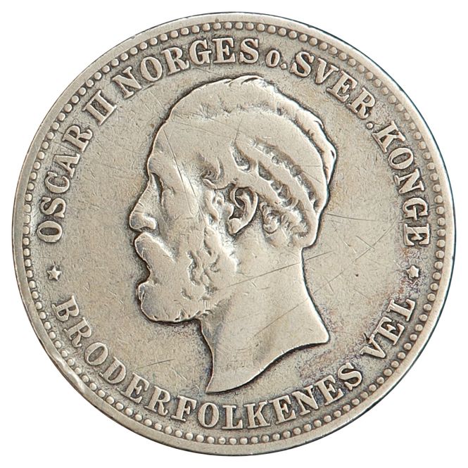 Hovedbilde 2 kroner 1878 Kv. 1-