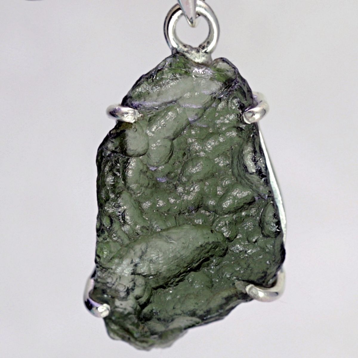 Moldavitt fra Chlum, Tsjekkia, anheng, 4,5 gram