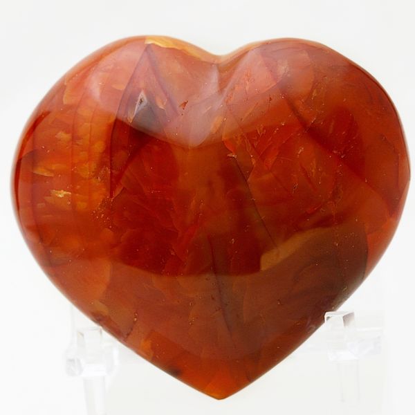 Hovedbilde Karneol, hjerte, fra Madagaskar