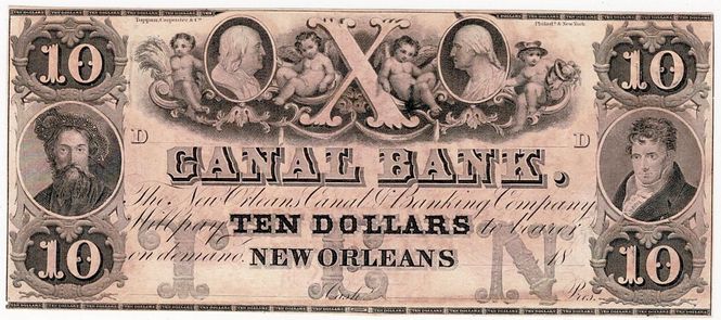 Hovedbilde USA, Canal Bank, $10