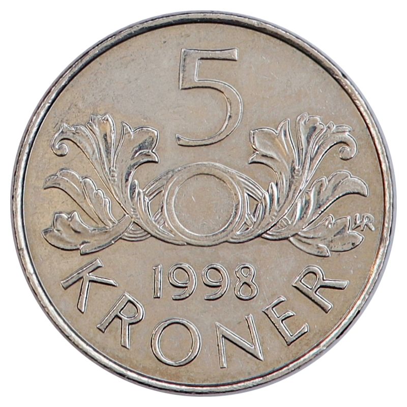 Uten hull, 5 kroner 1998
