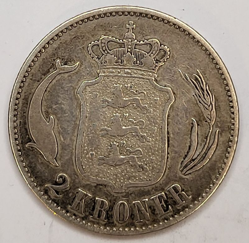 Danmark, 2 kroner 1875