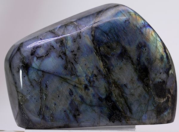 Hovedbilde Labradoritt/spektrolitt, helslipt (labradorite, spectrolite)