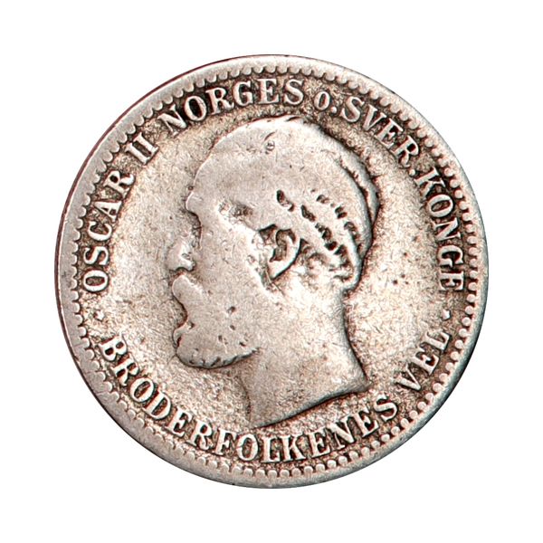 Hovedbilde 50 øre 1891, kv. 1-