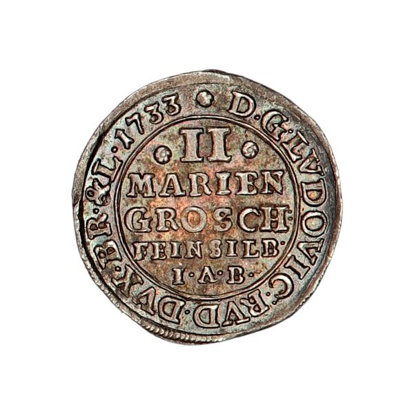 Hovedbilde Braunschweig, 2 mariengroschen 1733