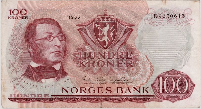 Norge, 100 kroner 1965