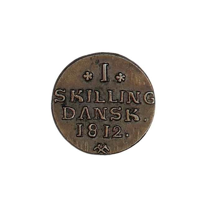 Hovedbilde Frederik VI, 1 skilling 1812, sildeflass