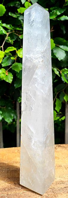 Hovedbilde Stort steintårn (obelisk) av kvarts, 30 cm