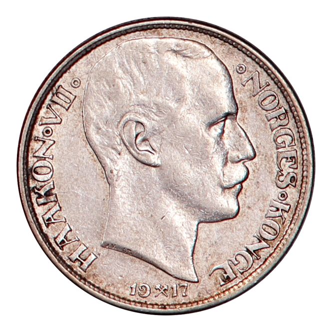Hovedbilde 1 krone 1917. kv. 1+