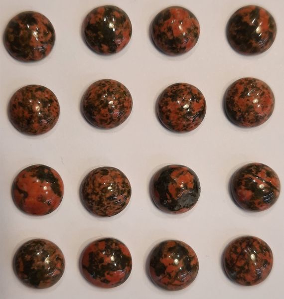 Hovedbilde Cabochon, unakitt, 7 mm